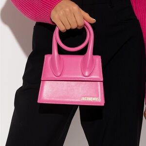Jacquemus  Le Chiquito Noeud leather tote bag
